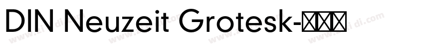 DIN Neuzeit Grotesk字体转换